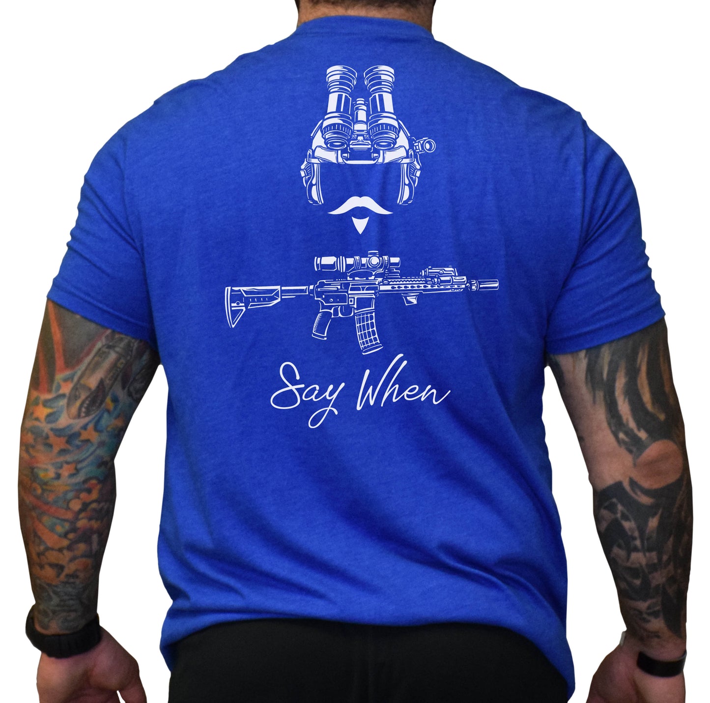 The Gentleman Operator  "I'm your huckleberry" Front and back logo