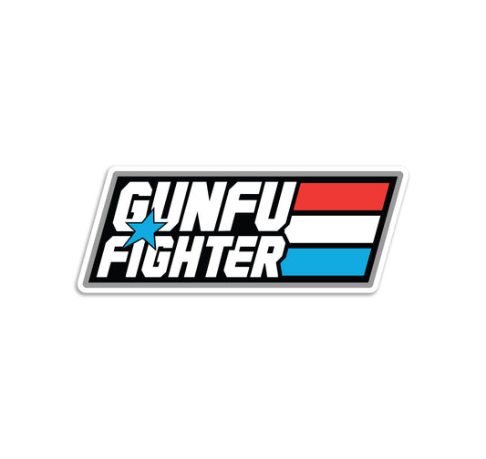 GunFuFighter Logo Sticker - RWB