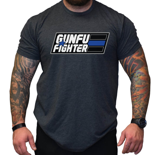 Blue Line Gunfufighter Tee