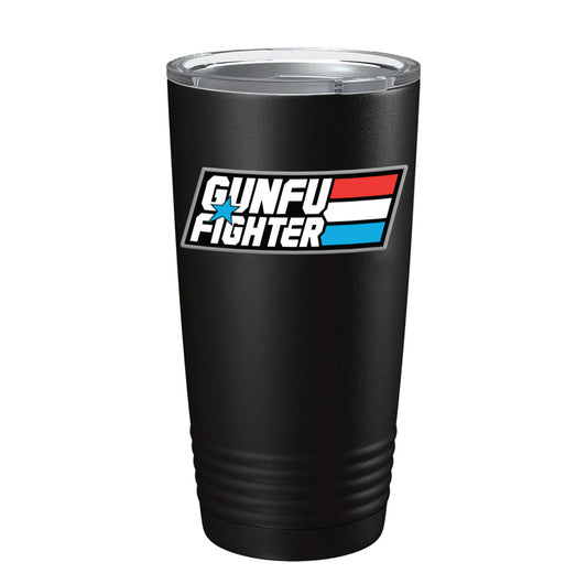 GunFuFighter Logo RWB Tumbler