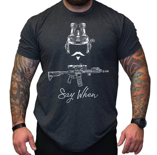 The Gentleman Operator "I'm your huckleberry" Front logo